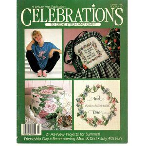 Leisure Arts Celebrations to Cross Stitch and Craft Magazine Summer 1990